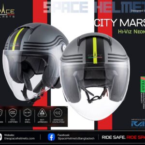 SPACE CITY MARS Hi-Viz Green